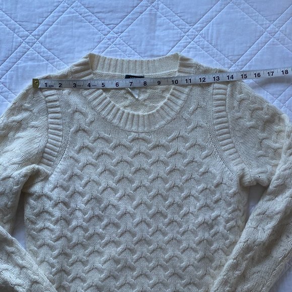J.Crew Ivory Wool/Angora Blend Sweater - Picture 8 of 13